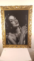 Maria Felix, original oil painting on velvet