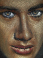 James Dean Portrait,  Original Oil Painting on Black Velvet by Alfredo Rodriguez "ARGO"  - #A171