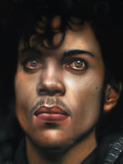 Prince  Portrait,  Original Oil Painting on Black Velvet by Alfredo Rodriguez "ARGO" - #A176
