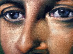 Joseph Smith Portrait, Mormon latter day saint,   Original Oil Painting on Black Velvet by Alfredo Rodriguez "ARGO" - #A6