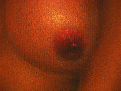 Nude, Sexy Playboy Nude in color,  Original Oil Painting on Black Velvet by Enrique Felix , "Felix" - #F33