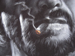 Clint Eastwood portrait, The Outlaw Josey Wales ,  Original Oil Painting on Black Velvet by Enrique Felix , "Felix" - #F48
