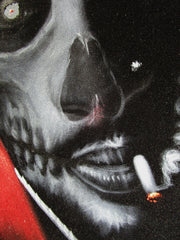 Tupac Amaru Shakur portrait, 2Pac,  Original Oil Painting on Black Velvet by Enrique Felix , "Felix" - #F180