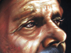 Bill Murray Portrait, The Life Aquatic with Steve Zissou, Oil Painting Portrait on Black Velvet; Original Oil painting on Black Velvet by Arturo Ramirez - #R23