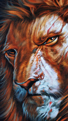 Lion-O From ThunderCats  ;Lion ; Original Oil Painting on Black Velvet ;  by Jorge Terrones -(size 18"x24")-p1 J315