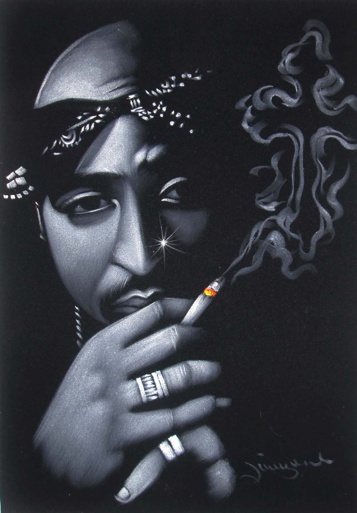 tupac smoking cigarettes